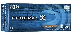 FEDERAL 223 REM 64GR JSP POWER-SHOK