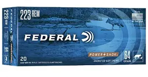 FEDERAL 223 REM 64GR JSP POWER-SHOK
