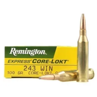 REMINGTON 243 100GN  CORE LOKT PSP