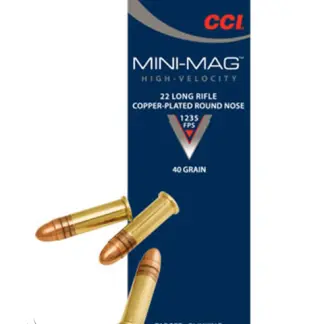 CCI 22LR MINI MAG 40GR CPRN HV 100 PK 1235FPS
