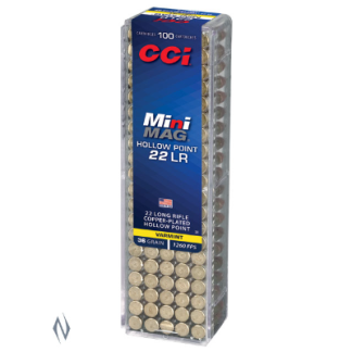 CCI 22LR MINI MAG 36GR HV HP 100 PK 1260FPS