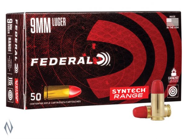 FEDERAL 9MM LUGER 124GR TSJ SYNTECH JACKET AMERICAN EAGLE-50PK ...