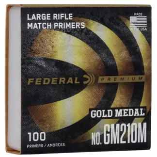 FEDERAL PRIMER GM210M GOLD MEDAL LARGE RIFLE