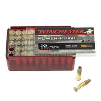 WINCHESTER POWER POINT 22LR 40GR HP COPPER PLATED