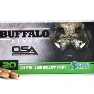 OSA AMMO 308WIN 135GR SIERRA (20/PACK)