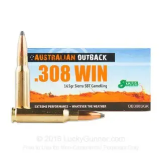 .308 WIN – 165gr Sierra SBT GameKing