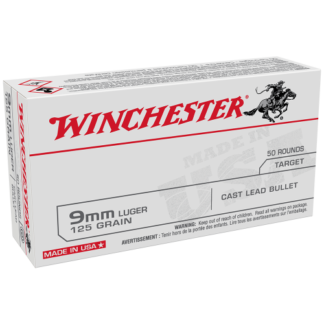 WINCHESTER USA VALUE PACK 9MM 125GR LRN