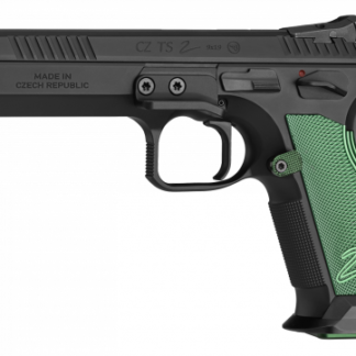 CZ TS 2 9MM RACING GREEN 134MM 2 S/MAGS 10RND MAG