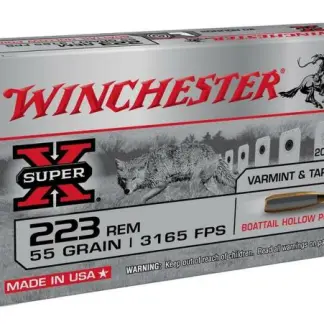 223rem WINCHESTER SUPER X 223REM 55GR BTHP