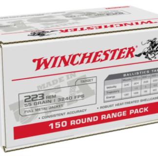 223rem- Winchester 55gr FMJ-3240FPS