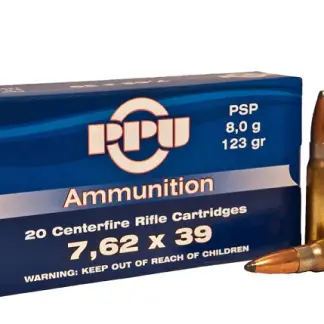 Prvi Partizan PPU Ammunition 7.62x39 123 Grain