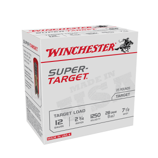 WINCHESTER SUPER TARGET 12GA 1250FPS 7.5 2-3/4" 28GM