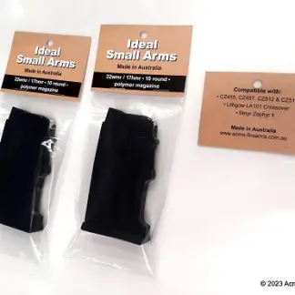 Ideal Small Arms magazine for CZ/LA101 17HMR/22magnum- 10shot