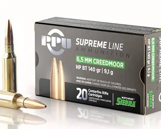 6.5 mm Creedmoor Supreme SMK HP BT 140 gr