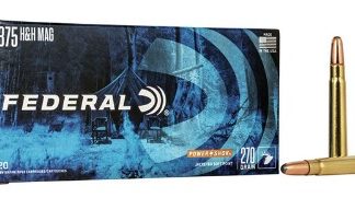 FEDERAL 375 H&H 270GR SP POWER-SHOK