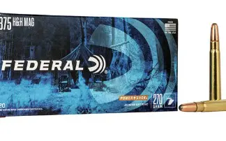 FEDERAL 375 H&H 270GR SP POWER-SHOK