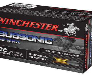 Winchester Subsonic Max 22LR 42gr HP
