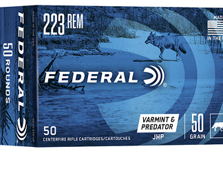 FEDERAL 223 50GR JHP AE VARMINT 50 PK