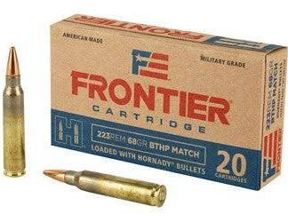 Hornady Frontier 223Rem 68gr BTHP-